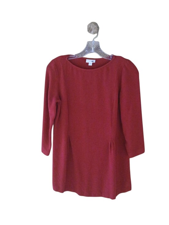 J. Jill Tops - J. Jill Cranberry Red 3/4 Sleeve Swing Tunic XS